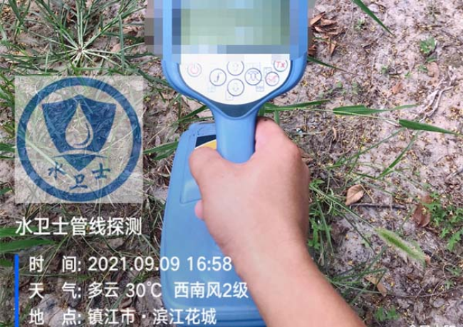 芜湖金属管道探测案例-镇江滨江花城小区