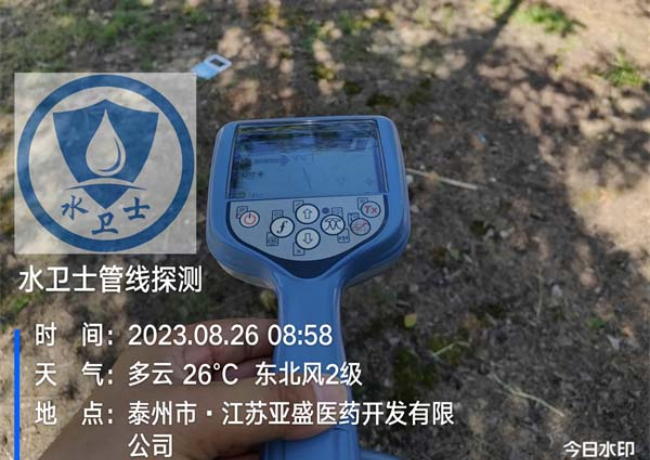 芜湖地埋电缆探测案例-江苏亚盛医药